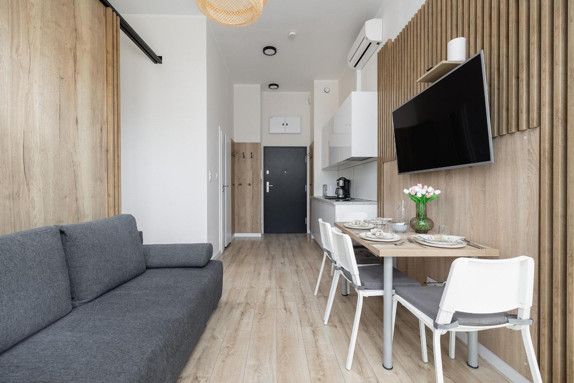 Modern Studio With Terrace And Parking In Swinoujscie By Noclegi Renters Eksteriør bilde